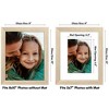 Americanflat 8x10 Picture Frame - Use as 5x7 Frame with Mat or Display 8x10 Photo Without Mat -- Photo Frames for Tabletop and Wall - Natural Oak - 2 of 4