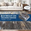 Modern Abstract Rug, Large Washable Low-Pile Non-Slip Carpet for Living Room, Bedroom, Indoor Floor Mat - 3 of 4