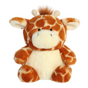 Aurora Medium Tops Giraffe Stubez Adorable Stuffed Animal Brown 11" - 1 of 4
