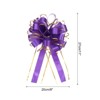 Unique Bargains Christmas Wedding Car Basket Gift Wrapping Big Pull Bow 5 Pcs - 2 of 4