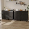 6 Drawers Dresser for Bedroom, Modern Dresser with Deep Drawers and Nickel Round Handle, Wooden Bedroom Drawer Dresser,for Bedroom,Living Room - 3 of 4