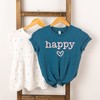 The Juniper Shop Happy Heart Girls Short Sleeve Tee - 2 of 2