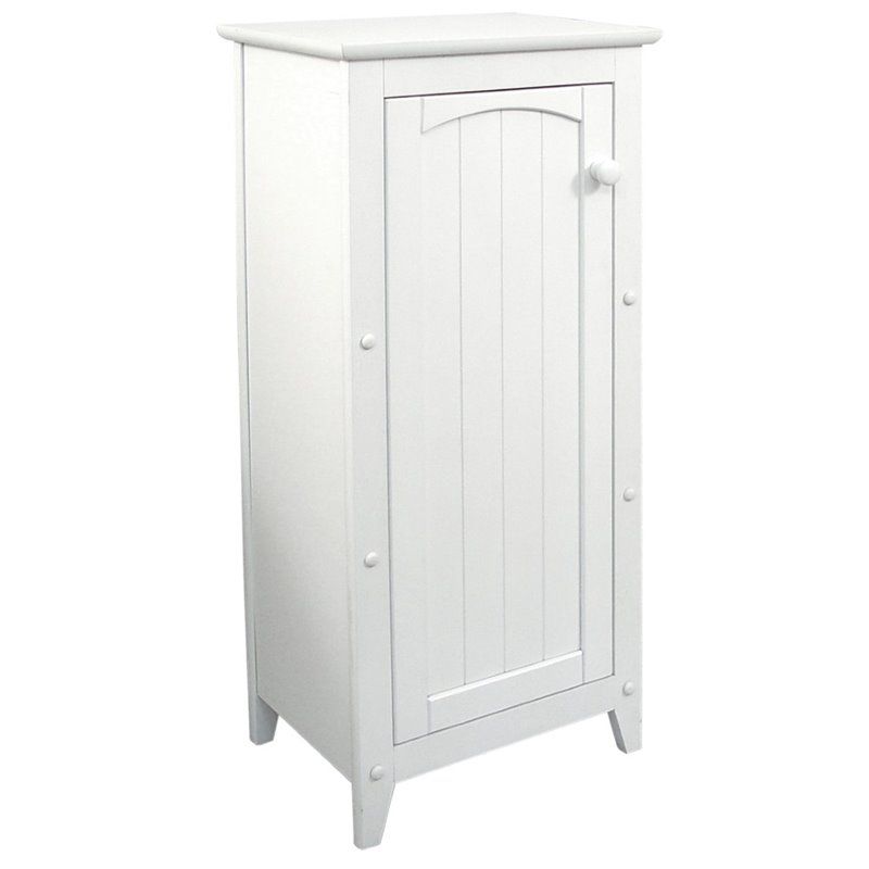 Wood Storage Cabinet in White-Pemberly Row, 1 of 2