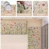 BAGOKIE Farmhouse Floral Anti Fatigue Kitchen Mat Set of 2 - 2 of 4