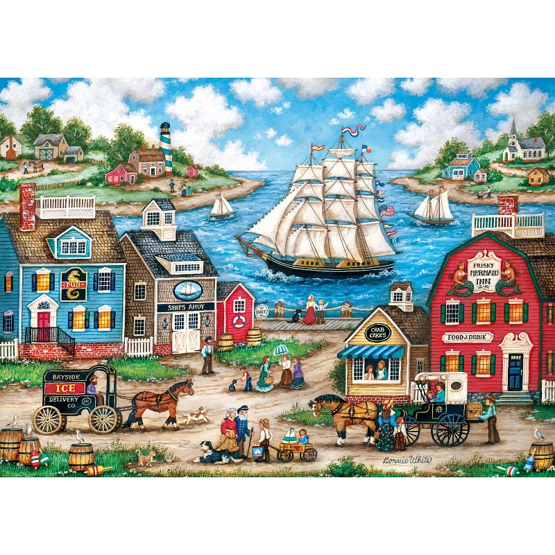 MasterPieces 1000 Piece Jigsaw Puzzle for Adults - Ships Ahoy - 26.8"x19.3", 3 of 7