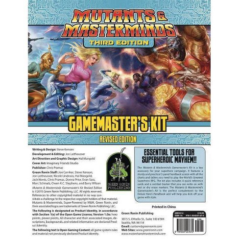 Mutants Masterminds Gamemaster S Kit Revised Edition Steve Kenson Hardcover Target