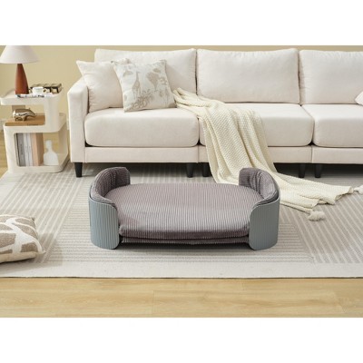 Lyngins Small Dog Bed Sofa,5" Elevated Pet Couch with Breathable Design and Washable Cover for Indoor and Outdoor