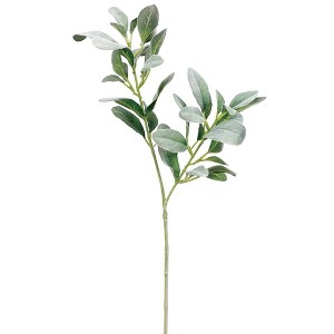 Allstate Floral Lamb’s Ear Leaf Artificial Spray - 28" - Green - 1 of 1