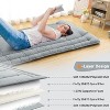 Nasitip Futon Mattress, Japanese Floor Mattress Foldable Tatami Mat, Roll Up Floor Bed Mattress/ Floor Play Mat, for Dorm House Guest - 2 of 4