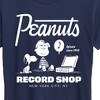 Women's - Peanuts - Schroeder and Snoopy Record Shop New York City Short Sleeve Graphic T-Shirt - 2 of 4