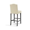 Kumasinova Modern Bar Stools Set of 2, Wipe-Clean Spill-Resistant PU Leather Counter Height Bar Stools, Solid Rubberwood, Upholstered Counter Stools - 3 of 4