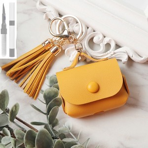 HTUTWOO Apple AirPods Pro Case Cover Genuine Leather Case with a Couple of Drooping Tassels for Apple Airpods Pro/Pro2 - 1 of 4