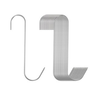 Unique Bargains 304 Stainless Steel S-shaped Butcher Meat Hooks and Hangers - 1 of 4