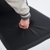 APRILSOUL37.4"chair set of 4,GOLDEN COLOR LEG,BLACK SEAT - 4 of 4