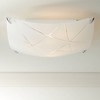 Possini Euro Design Lattice Modern Ceiling Light Semi Flush Mount Fixture 16 1/2" Wide Chrome 4-Light Square Frosted Glass for Bedroom Kitchen Hallway - 2 of 4