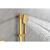 ALEXOUN Shower System with Shower Head, Hand Shower, Slide Bar, Bodysprays, Shower Arm, Hose, Valve Trim, and Lever Handles - 3 of 4