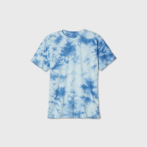 Cheap Custom Tie Dye White-Light Blue 3D Performance T-Shirt Free