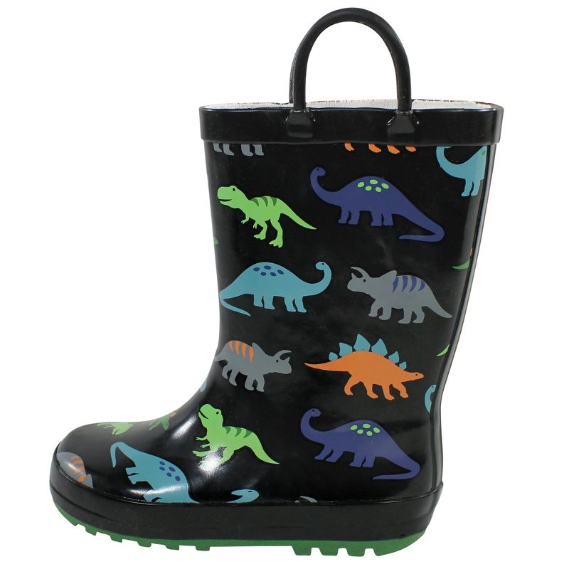 Hudson Baby Rain Boots, Dinosaurs, 1 of 5