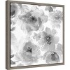 Amanti Art Springtime Black and White Flowers by Kelsey Morris Canvas Wall Art Print Framed 16 x 16-in. - 3 of 4