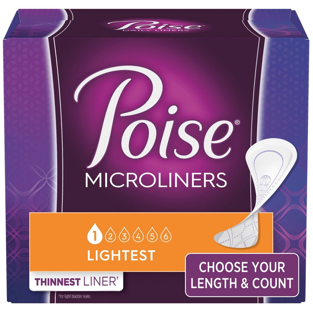 UPC 036000398151 product image for Poise Microliners Postpartum Incontinence Panty Liners - Lightest Absorbency - L | upcitemdb.com