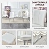 Set of 4 PU seats with silver metal legs - 4 of 4