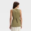 Women's Linen Blend Vest - A New Day™ - 2 of 3