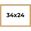 PosterPalooza | 34x24 Wood Antique Frame with UV Acrylic, 4 Finishes: Bronze, Gold, Silver, and Black - 2 of 4