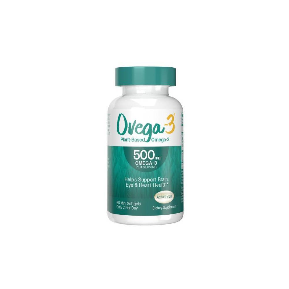 Ovega-3 Algae Based Omega-3 Softgels - 60ct