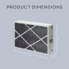 Nispira MERV 16 X6672 Furnace AC HVAC Air Filter Replacement for Lennox X6672 and HCC16-28 Carbon Home Furnace Filter for HVAC System. 1 Pack - 3 of 4