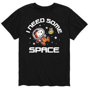 Men's - Peanuts - Snoopy Space Beagle Astronaunt Short Sleeve Graphic T-Shirt - 1 of 4