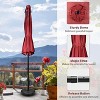 CAVINAS 7.5 FT Travel Beach Umbrella Waterproof Sports Umbrella Portable Sun Umbrella for Garden, without Base - 2 of 4
