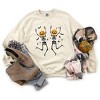 Simply Sage Market Women's Graphic Sweatshirt Pumpkin Skeleton - 3 of 4