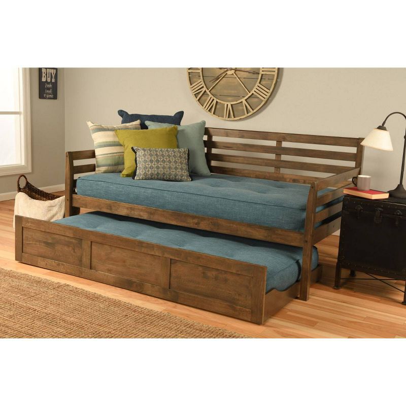 Yorkville Trundle Daybed Rustic Walnut - Dual Comfort, 3 of 5