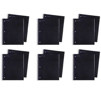 Mintra Office Durable Spiral Notebooks 3 Subject, 150 Sheets