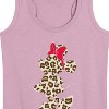 Women's - Disney - Minnie Leopard Fill Graphic Racerback Tank - 2 of 4