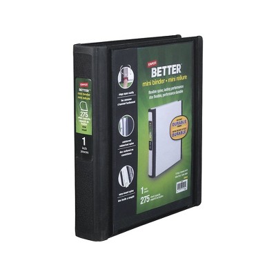 Staples 1" 3-Ring Better Binder Black (20941) 924529