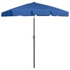 vidaXL Beach Parasol Azure Blue 70.9"x47.2" - 2 of 4