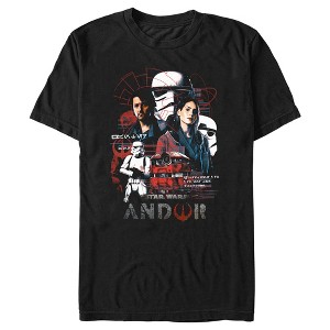 Men's Star Wars: Andor Rebels vs Stormtroopers T-Shirt - 1 of 4