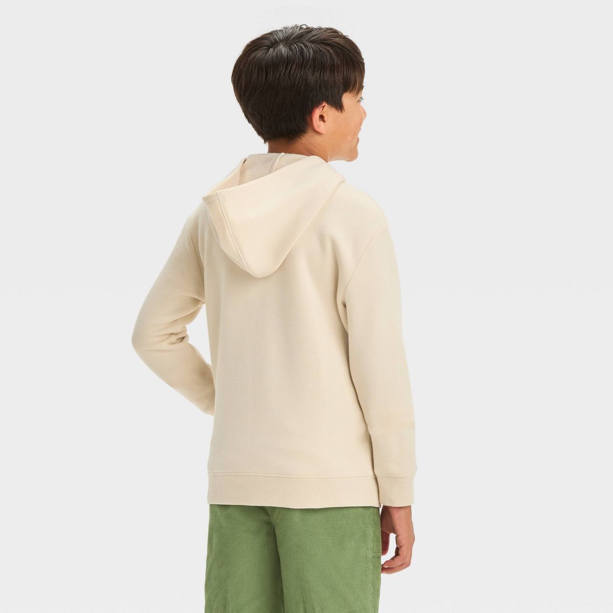 Boys' Fleece Zip-Up Sweatshirt - Cat & Jack™ - thumbnail 2