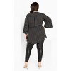 Women's Plus Size Jemma Top - black |   CITY CHIC - image 3 of 4