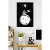 Trends International Lonely Spaceman Looks To Earth Framed Wall Poster Prints - 2 of 4