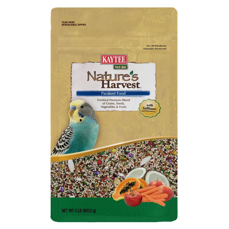 Kaytee Nature's Harvest Parakeet Food - 2lbs, 3 of 7