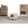 Prevue Pet Products Kitty Power Paws Plush Cozy Cube Cat Bed and Stool. - 2 of 4