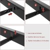 Faux Leather Platform Bed Frame with Upholstered Headboard, Metal Bed Frame with Steel Slats Support, Box Spring Optional, Easy Assembly - 4 of 4