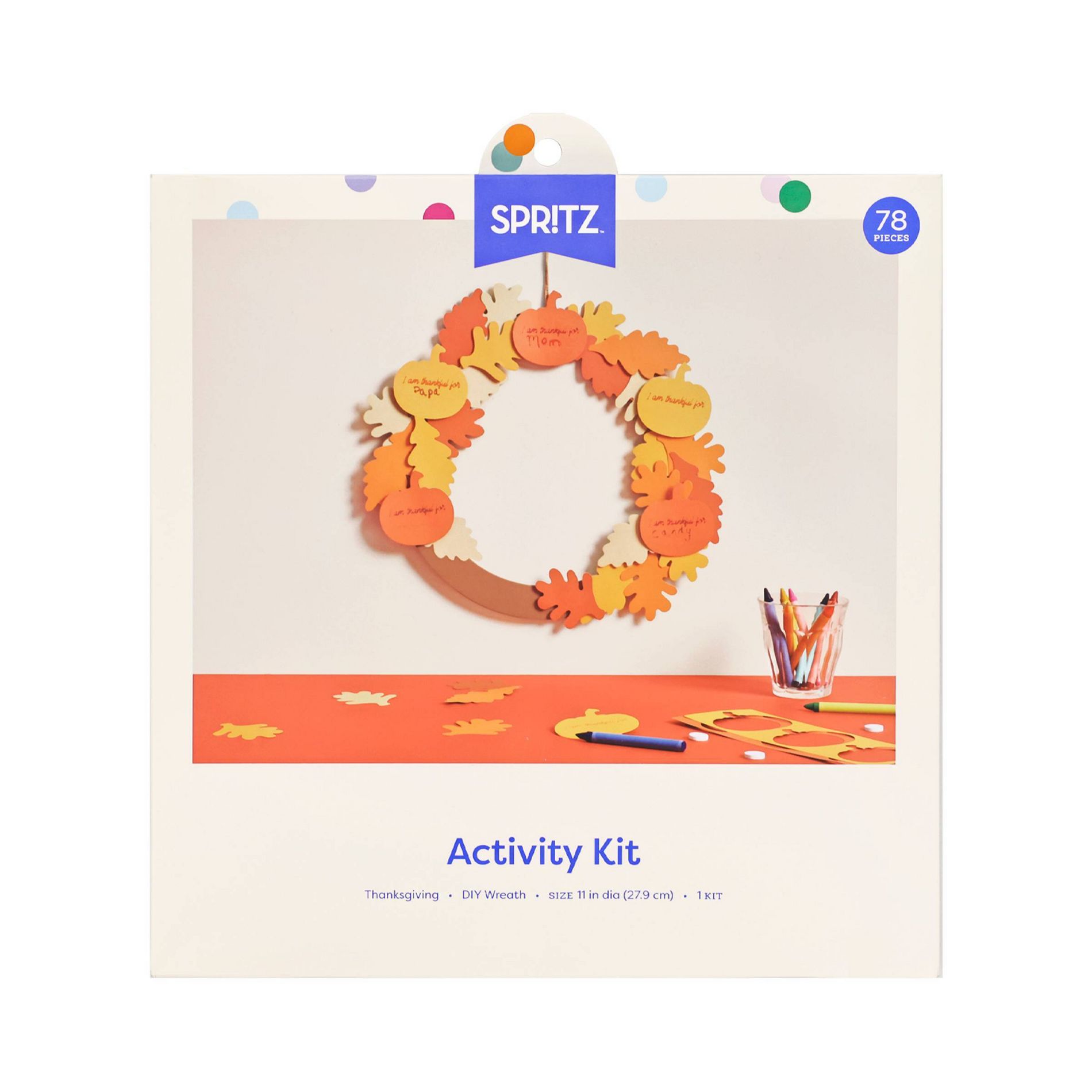 Thanksgiving Create Your Own Paper Wreath - Spritz™