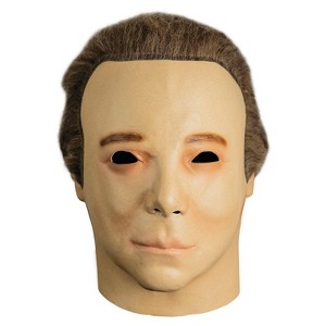 Trick or Treat Studios Don Post Studios 1975 Overhead Face Mask with Brown Hair - White - 1 of 3