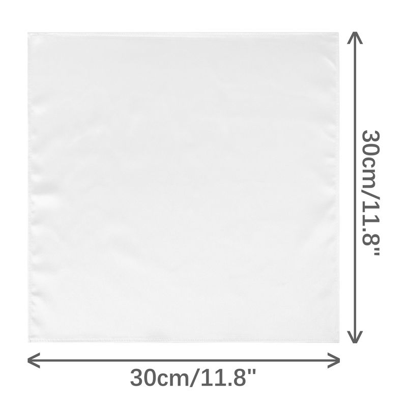Elerevyo Men Foldable Satin Shiny Solid Color Pocket Squares, 2 of 5