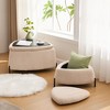 NicBex 29.9" 2-Piece Faux Fur Storage Ottoman Set with Metal Legs & Reversible Lids, Multi-Functional Footrest for Bedroom & Entryway - 4 of 4