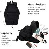 Hachikiko 12'' Mini Backpack - Lightweight Water-Resistant Daypack with Chest Buckle for Travel, Hiking & Outdoor - 3 of 4