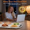 Kismile Warming Mat for Food, 3/7 Temp Settings, Childproof Lock, Rollable Portable Food Warming Mat, Ideal for Gatherings, Parties, Food Warmer - 4 of 4